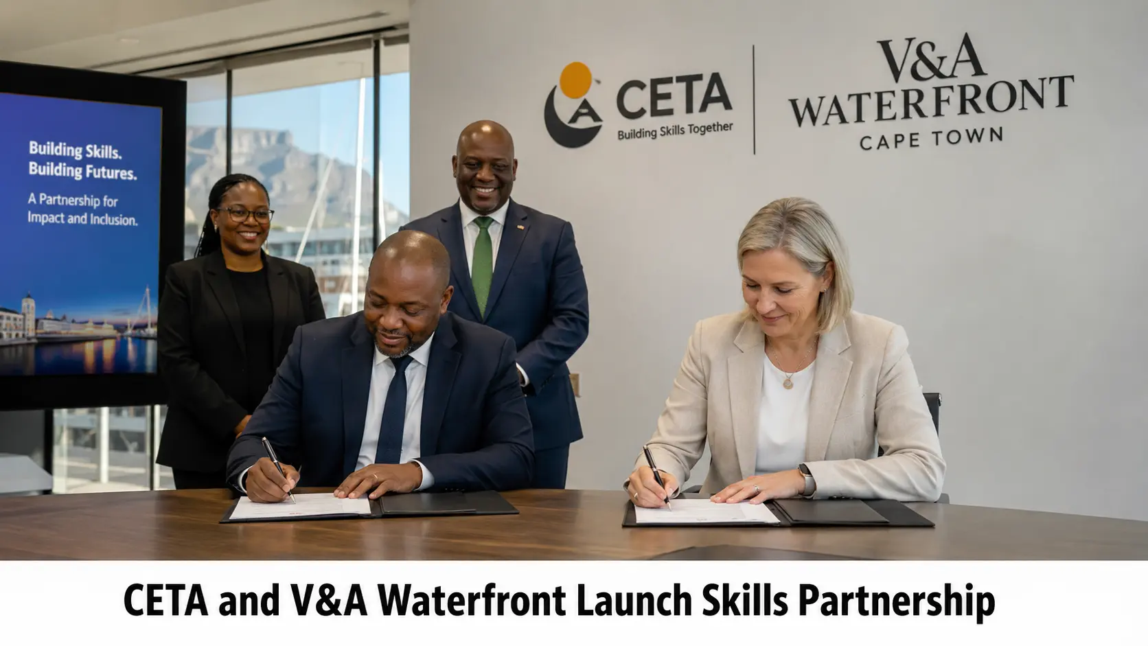 CETA and V&A Waterfront Launch Skills Partnership